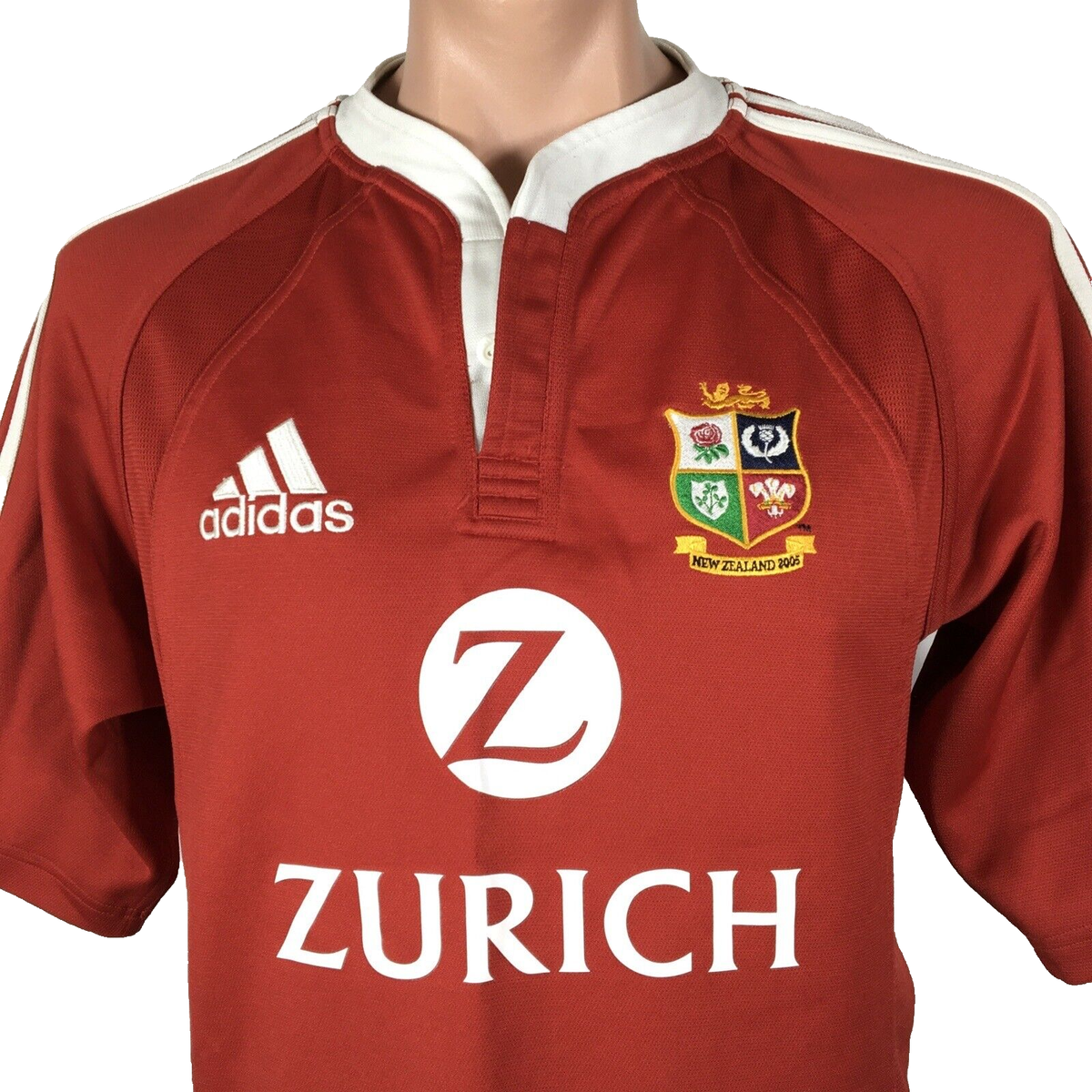 adidas - adidas アディダス ライオンズ 2005 サッカーシャツ zurich ZURICH New Zealand #11 2005 Adidas ClimaCool Red Soccer