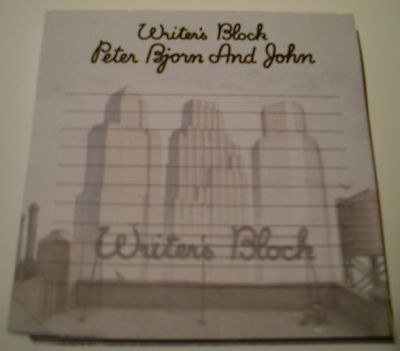 Peter Björn and John Notizzettelblock Writers block   notepad 