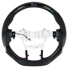 LED Carbon Fiber Steering Wheel Upgrade For Toyota HiluxRevo & Fortuner 2015-22