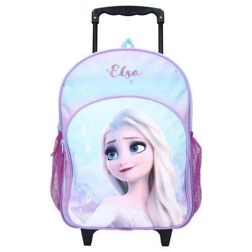 Trolley Bagaglio Ragazzi Ragazze Bambini Zaino Scuola con Ruote Cabina Personaggio Valigia - Foto 17 di 28