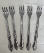 SHRIMP COCKTAIL FORKS BY CASTLE COURT JAPAN SET OF 5 Replacement Peices