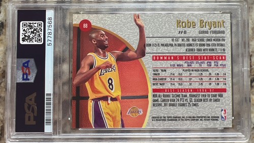 1997-98 Skybox E-X2001 Kobe Bryant Gravity Denied PSA 7 Pop 18 + '97 BB PSA 9 - Bild 9 von 9