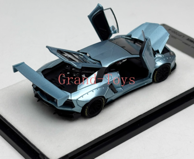 PGM 1:64 Ice Blue LBWK Aventador LP700-4 Sports Model Diecast