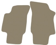 FRONT Fußmatten, Automatten für Skoda Citigo 2011-2019, Dunkelbeige x14 Rand