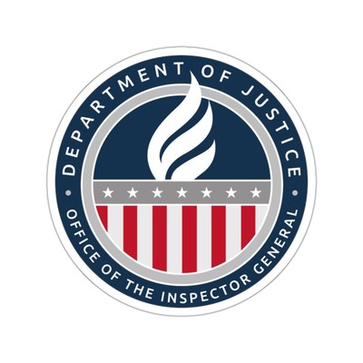 Department of Justice Office Inspector General STICKER Vinyl Die-Cut Decal