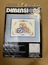 Dimensions Counted Cross Stitch Kit 3923 Country Rabbits ~ Sealed