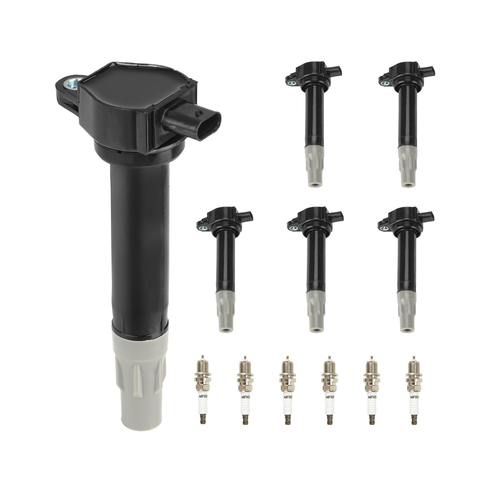 Ignition Coils Pack & Iridium Spark Plugs UF502 for Chrysler 300 2006-2010, P...