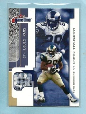MARSHALL FAULK - 2001 Fleer Game Time - #14 - Rams - Comb. Shipping
