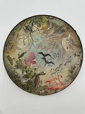 BOX ONLY 1965 Circular SPRINGBOK Round Puzzle WATER BIRDS Arthur Singer 20.25"