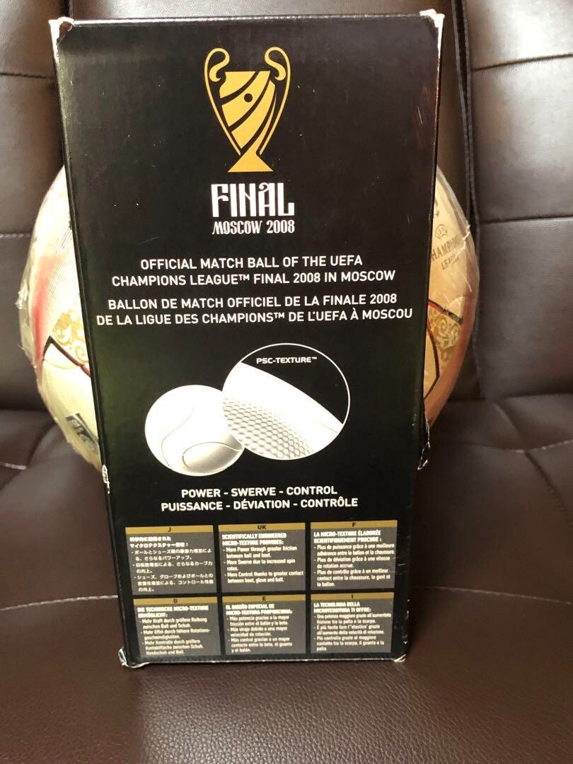 2008 UEFA Champions League FINAL adidas soccer ball size 5 2008 UEFA Champions League FINAL adidas soccer ball size 5