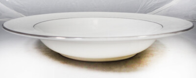 SILVER LAUREL S734 by Minton Rim Soup Bowl 8'' NEW NEVER USED made in England