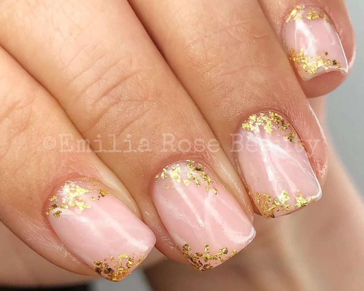 30G Metallic Foil Flakes, LEOBRO Gold Flakes for Resin, Gold Foil for  Nails, Nai