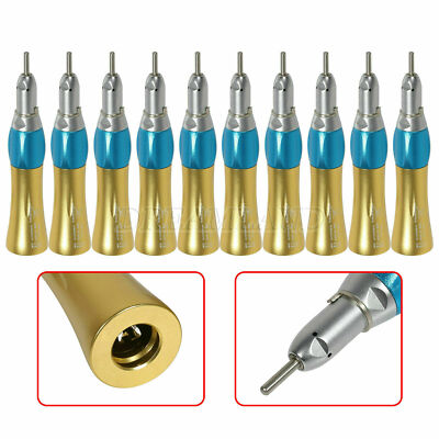 10PCS Dental Straight Slow Low Speed Nosecone Handpiece E-type Yabang Ao`ru