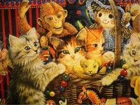 Cats Among The Toys Jigsaw Puzzle on sale Cats Among The Toys Jigsaw Puzzle on sale