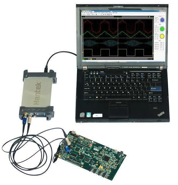 Hantek 6022BE Storage 2CH FFT PC Based Digital Oscilloscope USB 48MSa/s 20MHz - Image 4 of 4
