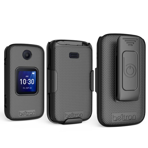 Slim Rugged Case with Belt Clip for Alcatel Go Flip 4 / TCL Flip Pro Phone - Picture 4 of 42