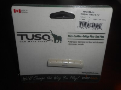 NEW Graph Tech PQ-6138-00 1-7/8'' Slotted Guitar Nut - TUSQ