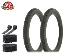 ALTA BICYCLE 20 x 2.125 BLACKWALL S-2 TIRES DURABLE DIAMOND TREAD 6PC SET.
