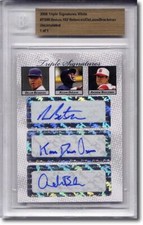 DELLIN BETANCES * Kelvin Deleon * Andrew Brackman Autograph Rookie Auto BGS 1/1