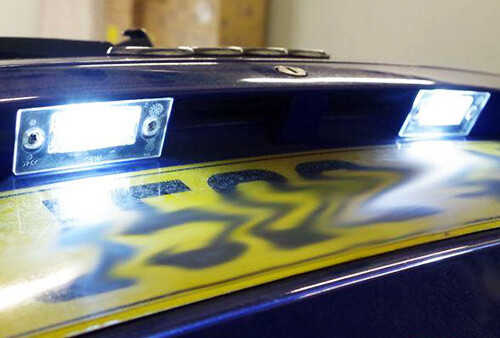 2x LED Licence Number Plate Light For A3 S3 8L 95-01 A4 S4 B5 Saloon 95-98 Avant - Picture 7 of 10