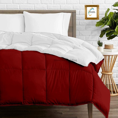 Amazing Down Alternative Reversible Comforter Egyptian Cotton Cal King Size - Picture 102 of 150