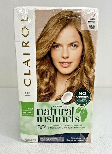 Clairol Natural Instincts #7 Dark Blonde * Semi-Permanent ...