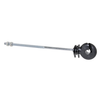 30x Ringisolator metrisch 220mm lang M6 Weidezaun Langstiel Isolator Elektrozaun