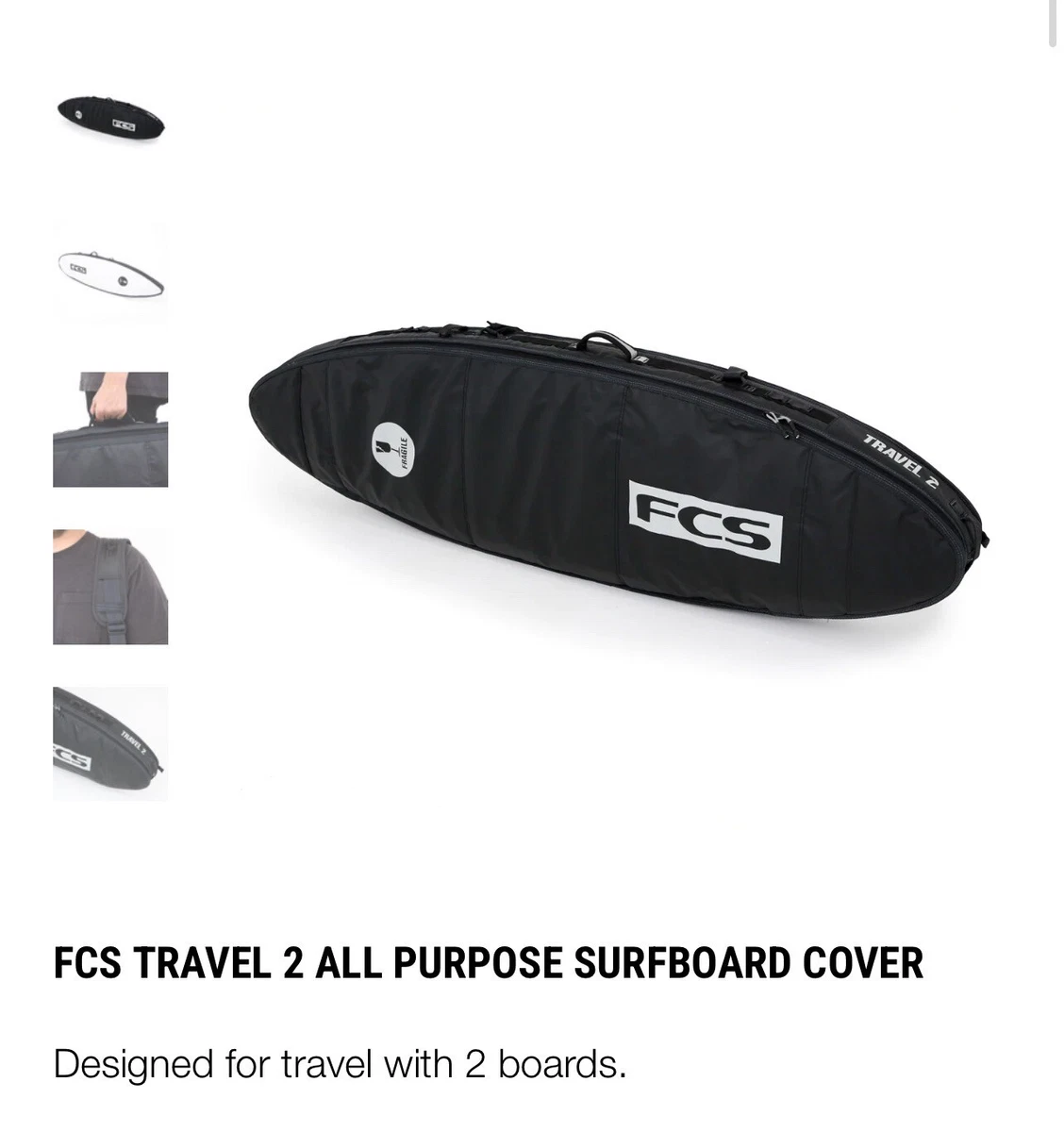 Fcs surfboard travel bag deals