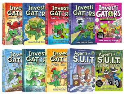 Investigators 10 Books Set Hardcover Kids Graphic Novel Series