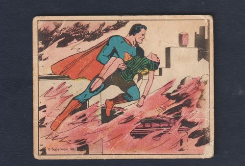 1940 Gum Inc Superman #28 The Flames Of Doom — Raw