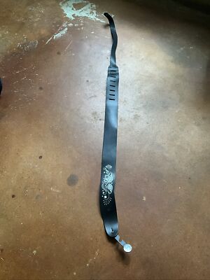 CLOSEOUT!!! Screen Printed Musical Leaf Design 2.5'' Leather Strap, 25LSP03