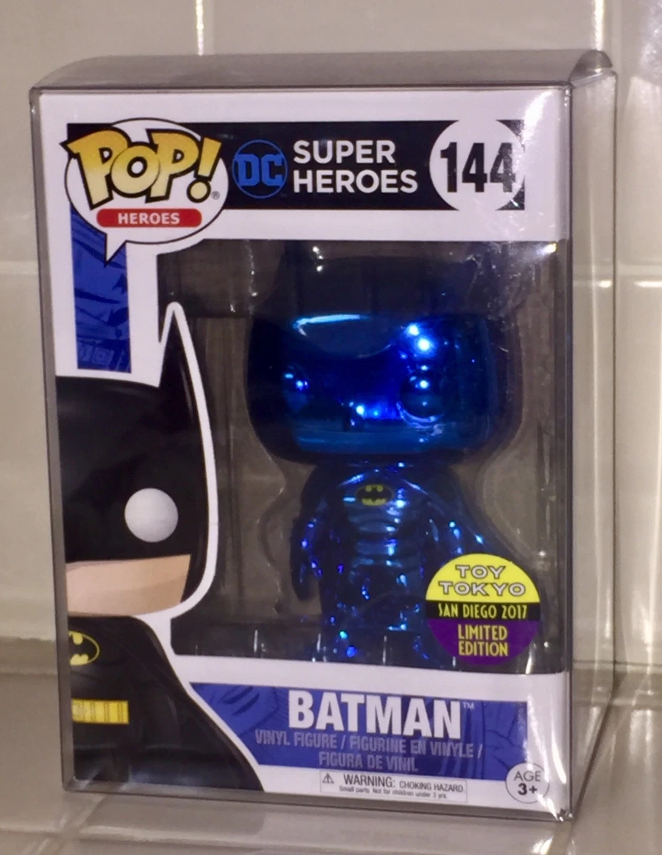 Batman (Blue Chrome) [SDCC] Pop Vinyl Pop Heroes