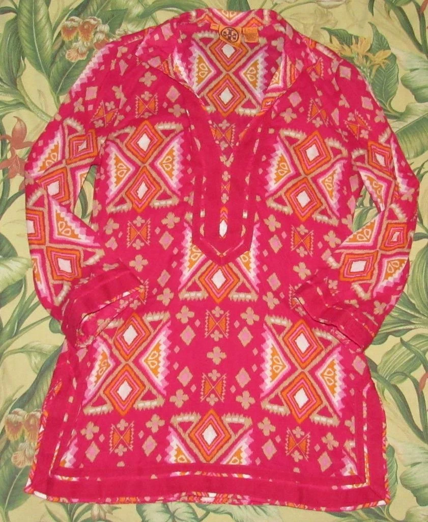 Camicetta tunica TORY BURCH rosa cotone 6