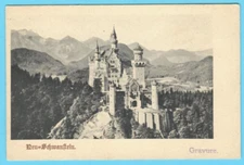 Germany, Bavaria, Neuschwanstein Castle VINTAGE PC. 5276