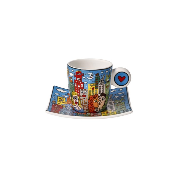 James Rizzi Espressotasse Summer In The City Goebel Pop Art-image