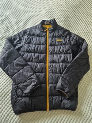 Barbour leichte Daunenjacke schwarz Übergangsjacke Kinder 152/164