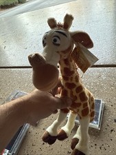 Madagascar Melman The Giraffe Plush Stuffed Toy Russ Tags 2005