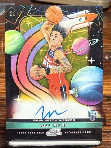 2025 Topps Cosmic Chrome Will Riley Base (RAW)