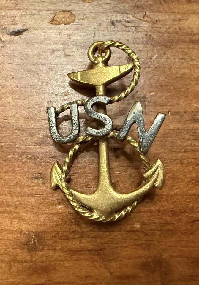 真棒 原版 第一次世界大战 美国海军 首席 小官 帽子 设备 无 Res。  — 第 4/4 张图片