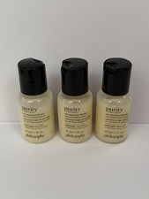 3 x PHILOSOPHY Purity Made Simple One-Step Facial Cleanser 1oz/30ml each SEALED