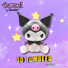 Sanrio Kuromi 3D Blow Tumbler Cup Anime Movies Sanrio Hello Kitty Exclusive 1pc