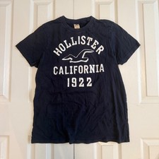 Hollister California 1922 Graphic T-Shirt Navy Blue Mens XL Seagull Logo Tee