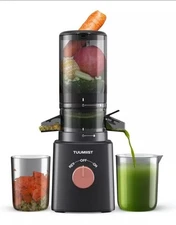 Juicer Machines, TUUMIIST Cold Press Juicer with 4.25'' Large Feed Chute Fit