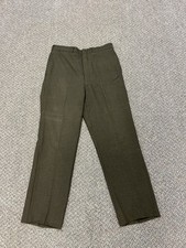 Vintage 50  s GABARDINE Trousers ROCKABILLY Dress Pants 32x30 Talon Zip