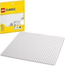 LEGO Classic White Baseplate, Square 32X32 Stud Foundation to Build, Play, and D