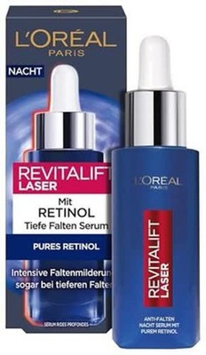 L'Oréal Paris Revitalift Laser X3 Pure Retinol Nachtserum 30ml Anti-Falten Serum