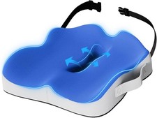 Car Seat Cushion Extra Large Memory Foam Cushion With Adjustable Strap Car Seat Cushion Extra Large Memory Foam Cushion With Adjustable Strap