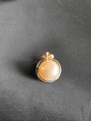 Denny Wong Plumeria 18K Roségold/Rosa/Pfirsich Perle Diamant Anhänger 