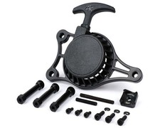 Seilzugstarter Set CNC schwarz für Piaggio Ciao Bravo Si Boxer Super Bravo BGM