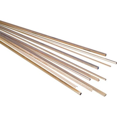 Reely 297380 Brass Profile 500x3x3mm 1pc Gold Color Durable Construction